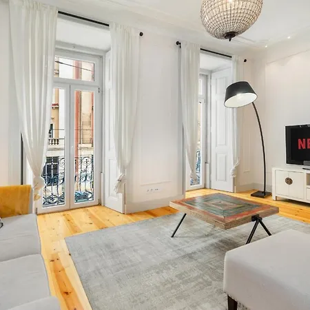 Whome Luxury In Prime Location W/ Ac, Lift & Private Patio Appartement Lissabon